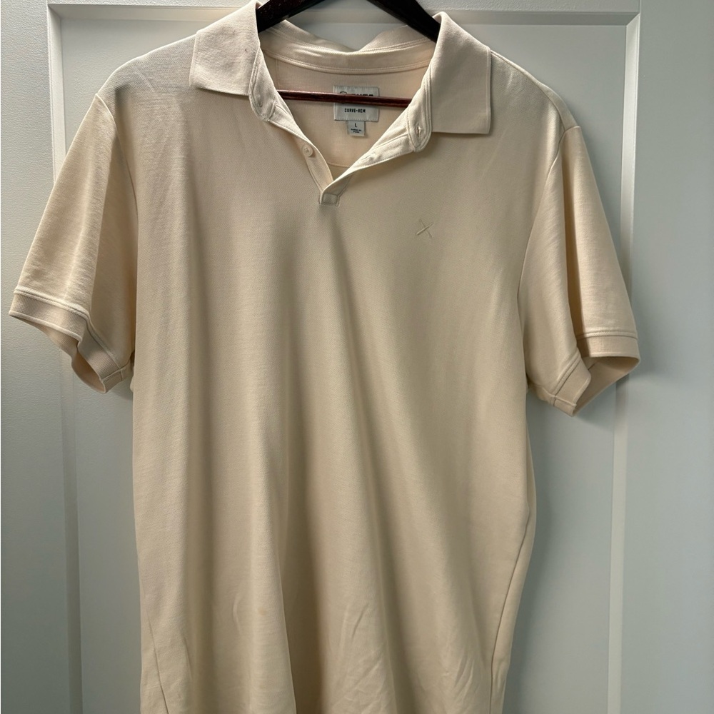 Men's Cream Polo Shirt
